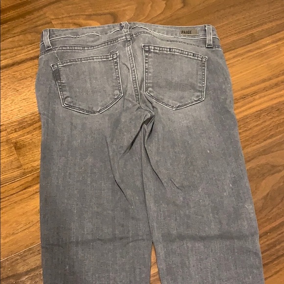 Paige gray zipped skinny jeans - Picture 4 of 4